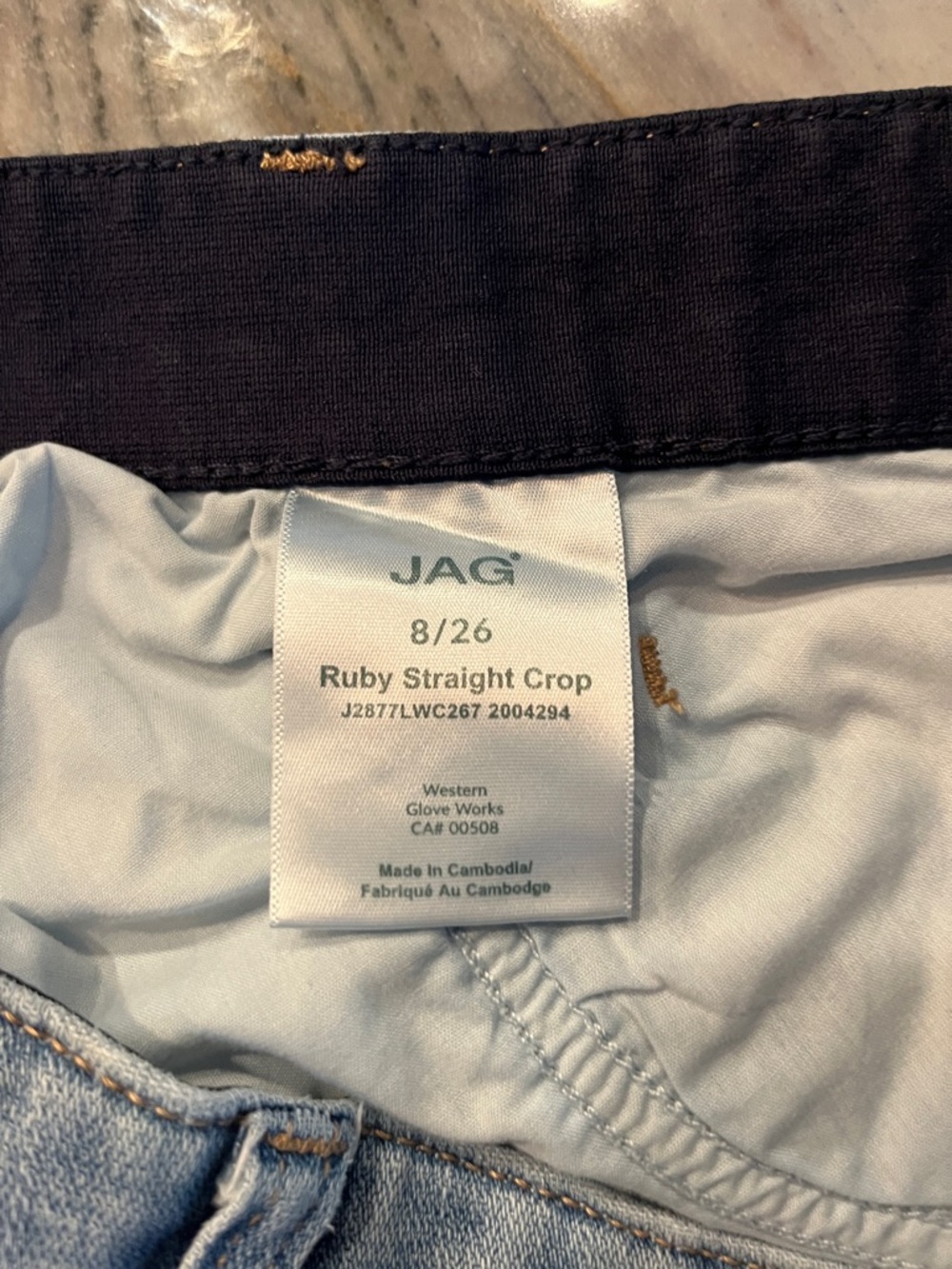 JAG "Ruby" Straight Crop Jeans - SIZE 8/26 INSEAM - Picture 9 of 11